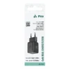 Încărcător de perete iPEAX GaN 20W (USB-C + USB-A) negru