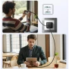 Încărcător de perete iPEAX GaN 20W (USB-C + USB-A) negru