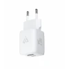 Încărcător de perete iPEAX GaN 25W (USB-C + USB-A) alb
