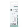 Încărcător de perete iPEAX GaN 25W (USB-C + USB-A) alb