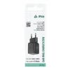 Încărcător de perete iPEAX GaN 25W (USB-C + USB-A) negru