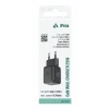 Încărcător de perete iPEAX GaN 25W (USB-C + USB-A) negru