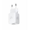 Încărcător de perete iPEAX GaN 35W (USB-C + USB-A) alb