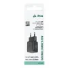 Încărcător de perete iPEAX GaN 35W (USB-C + USB-A) negru