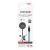 Încărcător magnetic wireless Swissten pentru ceas Samsung Galaxy, USB-C 1.2 m, negru