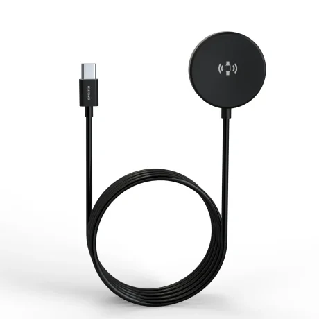 Încărcător magnetic wireless Swissten pentru ceas Samsung Galaxy, USB-C 1.2 m, negru