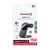 Încărcător pliabil fără fir SWISSTEN Qi2 MagBase 3 în 1 negru (compatibil cu MagSafe)