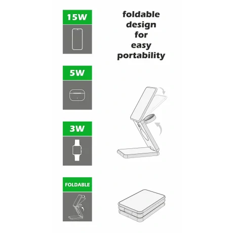 ÎNCĂRCĂTOR WIRELESS DIN ALUMINIU SWISSTEN AL1 GRI (compatibil cu MagSafe)