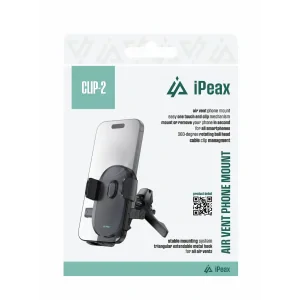 iPEAX CLIP DE SUPORT AUTO-2 NEGRU