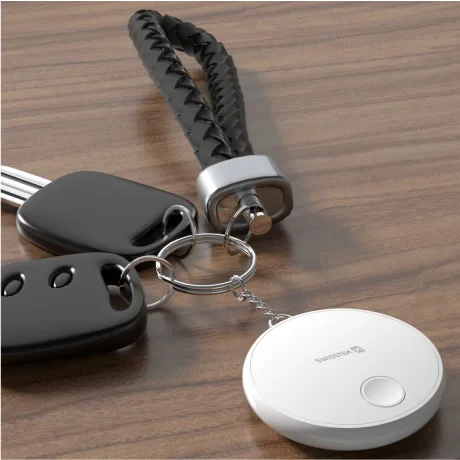 LOCALIZATOR INTELIGENT SWISSTEN FIND TAG CU FUNCȚIA APPLE FIND MY, ALB