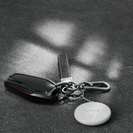 LOCALIZATOR INTELIGENT SWISSTEN FIND TAG CU FUNCȚIA APPLE FIND MY, ALB