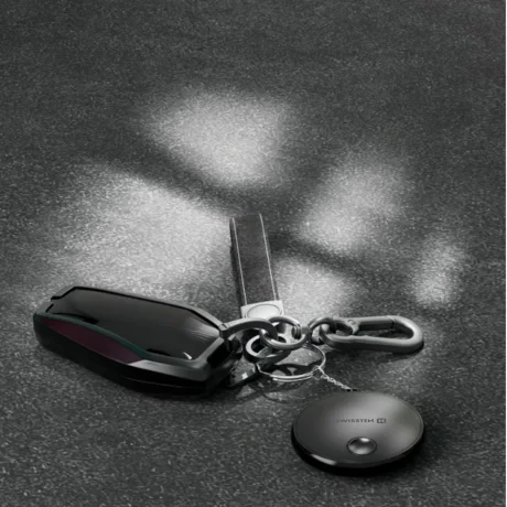 LOCALIZATOR INTELIGENT SWISSTEN FIND TAG CU FUNCȚIA APPLE FIND MY, NEGRU