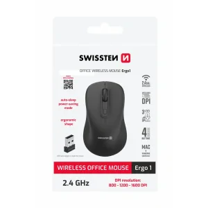 Mouse wireless Swissten Office Ergo1