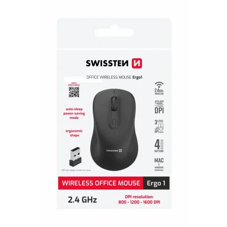 Mouse wireless Swissten Office Ergo1