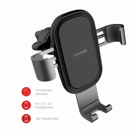 SUPORT AUTO GRAVITY PENTRU GAZURI DE AER SWISSTEN S-GRIP G1-AV3