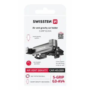 SUPORT AUTO GRAVITY PENTRU GAZURI DE AER SWISSTEN S-GRIP G3-AV4