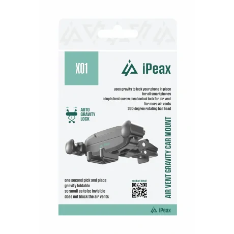 Suport auto iPEAX X01 negru