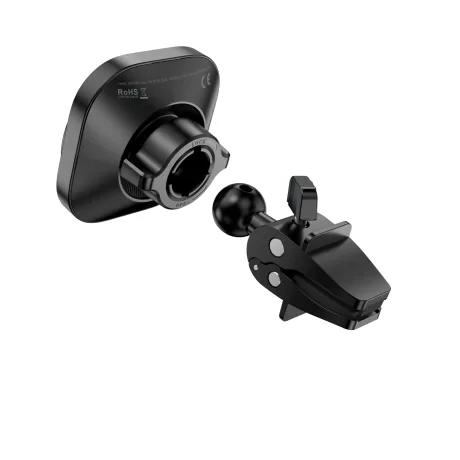 SUPORT AUTO MAGNETIC COMPACT SWISSTEN MagStick CU ÎNCĂRCĂTOR WIRELESS 15W/7.5W (compatibil MagSafe)