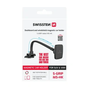 SUPORT AUTO MAGNETIC PENTRU TABLETĂ SWISSTEN S-GRIP M5-HK