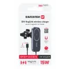 SUPORT AUTO MAGNETIC SWISSTEN CU ÎNCĂRCĂTOR WIRELESS 15W (compatibil MagSafe)