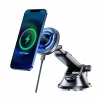 SUPORT AUTO MAGNETIC SWISSTEN CU ÎNCĂRCĂTOR WIRELESS 15W PENTRU BORDUL DE BORD (compatibil cu MagSafe)