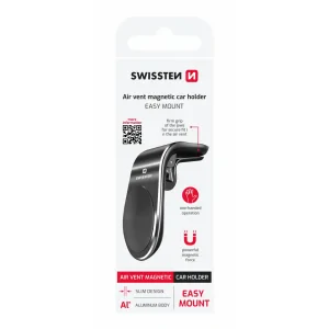 SUPORT AUTO MAGNETIC SWISSTEN EASY MOUNT NEGRU