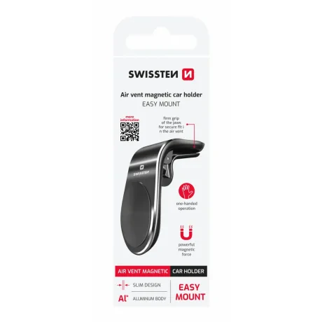 SUPORT AUTO MAGNETIC SWISSTEN EASY MOUNT NEGRU