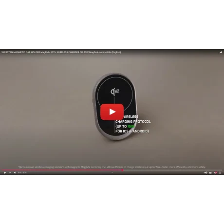 SUPORT AUTO MAGNETIC SWISSTEN MagRide CU ÎNCĂRCĂTOR WIRELESS Qi2 15W (compatibil MagSafe)