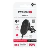 SUPORT AUTO MAGNETIC SWISSTEN MagRide CU ÎNCĂRCĂTOR WIRELESS Qi2 15W (compatibil MagSafe)