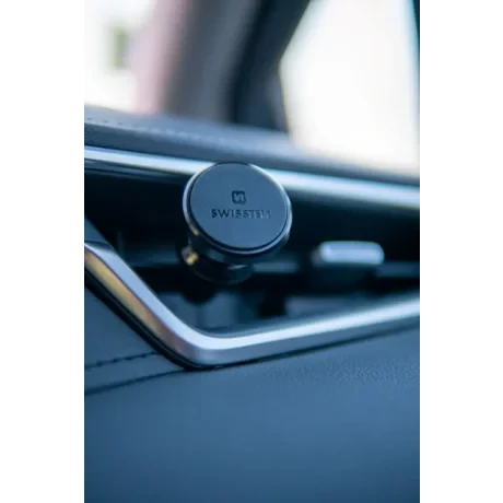 SUPORT AUTO MAGNETIC SWISSTEN S-GRIP GRIZI DE AER AV-M9 NEGRU