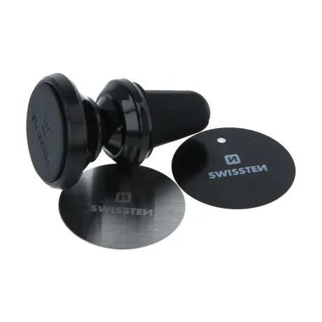 SUPORT AUTO MAGNETIC SWISSTEN S-GRIP GRIZI DE AER AV-M9 NEGRU