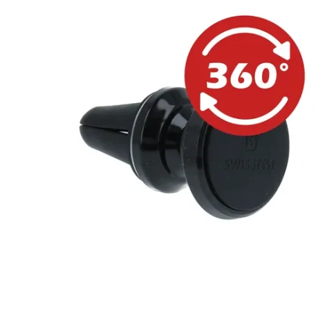 SUPORT AUTO MAGNETIC SWISSTEN S-GRIP GRIZI DE AER AV-M9 NEGRU