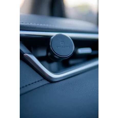 SUPORT AUTO MAGNETIC SWISSTEN S-GRIP GRIZI DE AER AV-M9 NEGRU