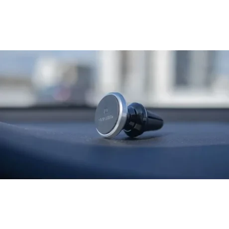 SUPORT AUTO MAGNETIC SWISSTEN S-GRIP GRIZI DE AER AV-M9 NEGRU-ARGENTIU