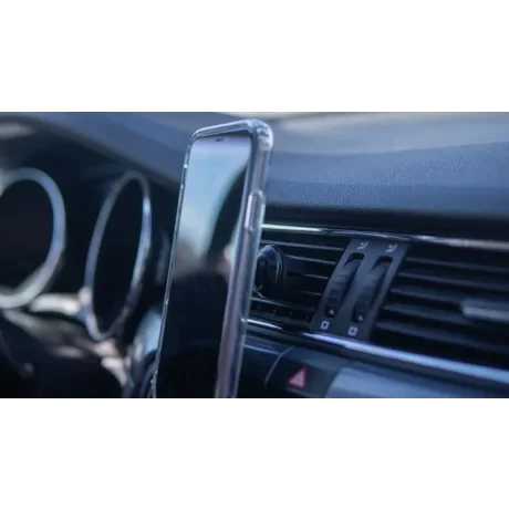 SUPORT AUTO MAGNETIC SWISSTEN S-GRIP GRIZI DE AER AV-M9 NEGRU-ARGENTIU