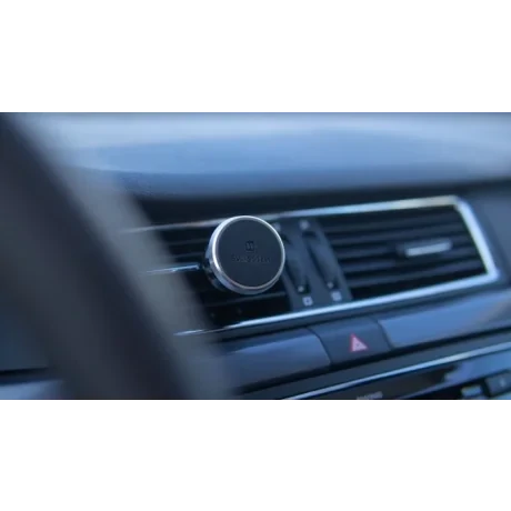 SUPORT AUTO MAGNETIC SWISSTEN S-GRIP GRIZI DE AER AV-M9 NEGRU-ARGENTIU