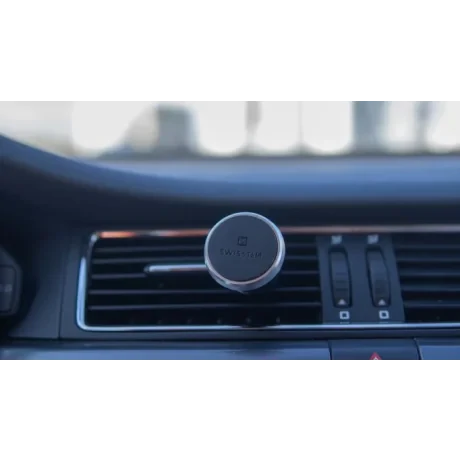SUPORT AUTO MAGNETIC SWISSTEN S-GRIP GRIZI DE AER AV-M9 NEGRU-ARGENTIU
