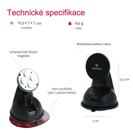 SUPORT AUTO MAGNETIC SWISSTEN S-GRIP M1