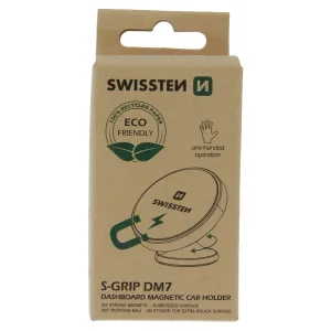 SUPORT AUTO MAGNETIC SWISSTEN S-GRIP PENTRU BORDUL DE BORD DM7 (PACHET ECO)