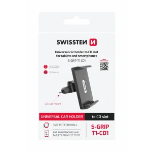 SUPORT AUTO PENTRU TABLETĂ SWISSTEN S-GRIP T1-CD1