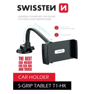 SUPORT AUTO PENTRU TABLETĂ SWISSTEN S-GRIP T1-HK