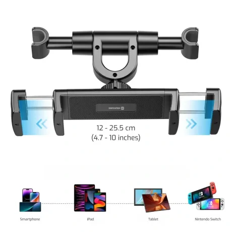 SUPORT AUTO PENTRU TABLETĂ SWISSTEN S-GRIP T2-OP