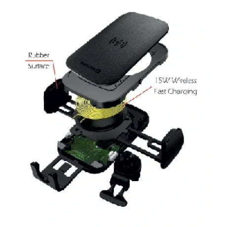 SUPORT AUTO SWISSTEN CU ÎNCĂRCĂTOR WIRELESS S-GRIP W2-AV5