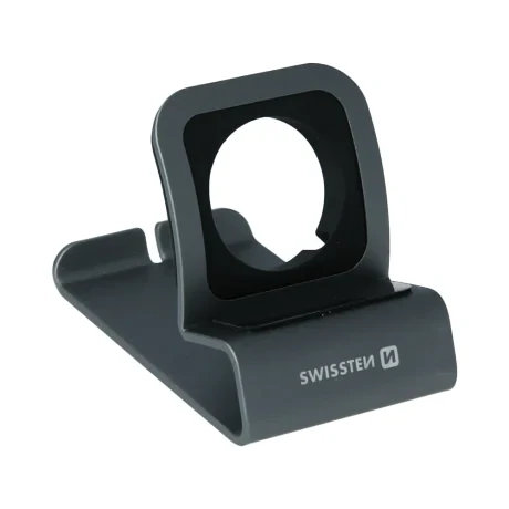 SUPORT DIN ALUMINIU SWISSTEN PENTRU APPLE WATCH GRI