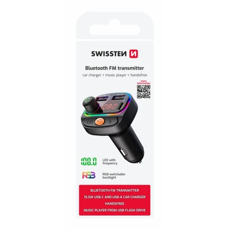 Transmițător FM SWISSTEN RGB