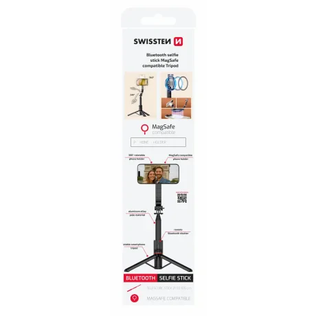 TREPID SWISSTEN SELFIE STICK BLUETOOTH (compatibil cu MagSafe)