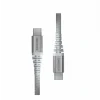 CABLU DE DATE SWISSTEN ARMAT CU ARAMIDĂ USB-C / USB-C 1.5 M ALB