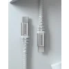 CABLU DE DATE SWISSTEN ARMAT CU ARAMIDĂ USB-C / USB-C 1.5 M ALB