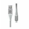 CABLU DE DATE SWISSTEN CU ARAMIDĂ RANFORSATĂ USB / LIGHTNING 1.5 M ALB