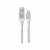 CABLU DE DATE SWISSTEN CU ARAMIDĂ RANFORSATĂ USB / USB-C 1.5 M ALB
